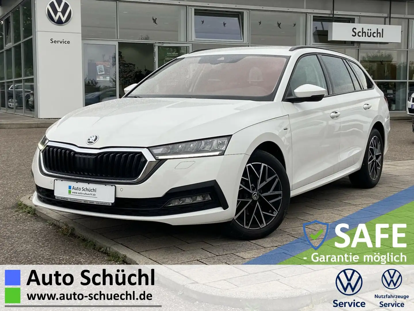 Skoda Octavia Combi 2.0 TDI DSG Clever 17"+NAVI-COLUMB Weiß - 1