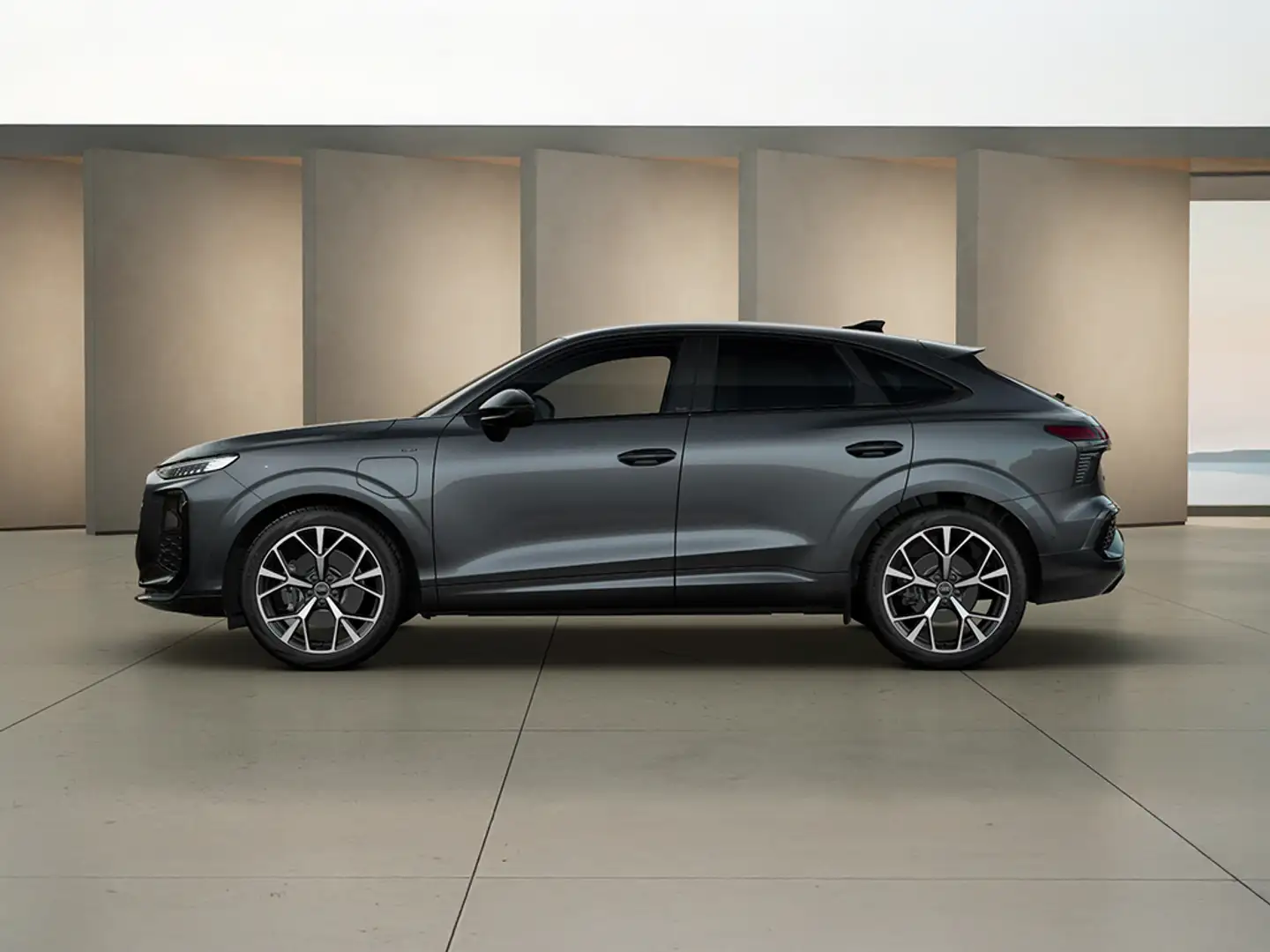 Audi Q3 Sportback e-hybrid Black line S tronic 200kW Gris - 2