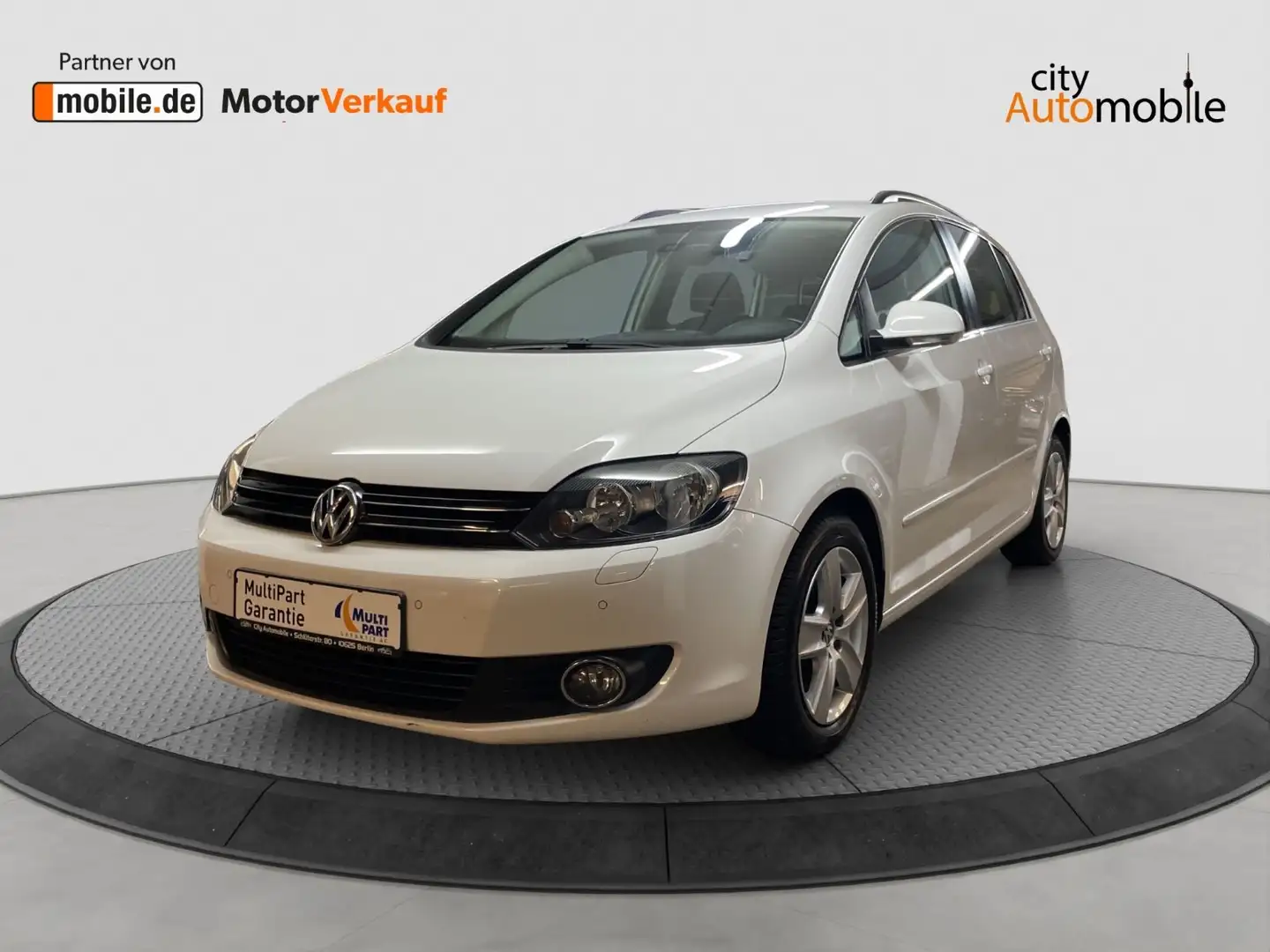 Volkswagen Golf Plus VI Comfortline/1.HandTempomat/Navi/SHZ Weiß - 1