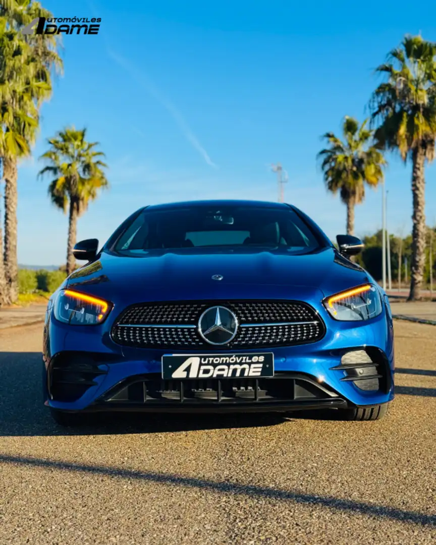 Mercedes-Benz E 220 Coupé 220d 9G-Tronic Bleu - 2