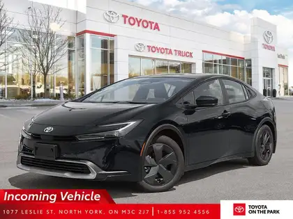 Black 2026 Toyota Prius Plug-In Hybrid Sedan Automatic