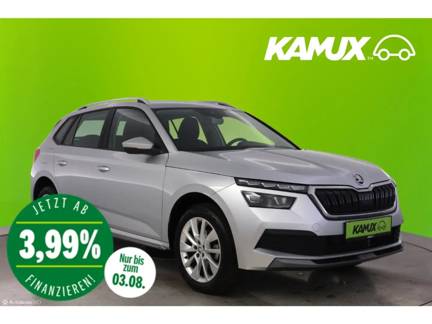Skoda Kamiq 1.5TSI DSG Style+LED+NAVI+VIRTUAL+PDC+SHZ Plateado - 1