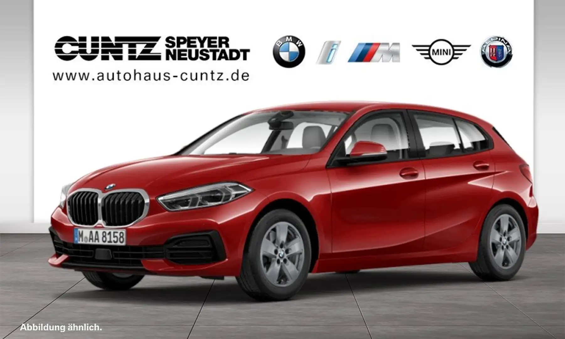 BMW 118 i Hatch Advantage Parkassisten Rückfahrk. Adaptive Červená - 2