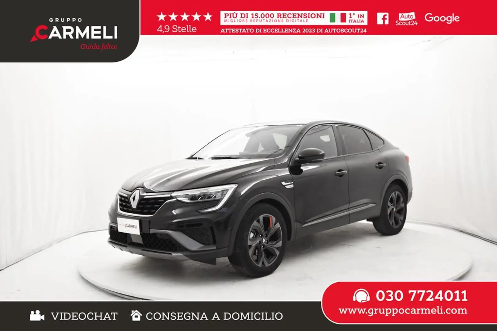 Renault Arkana 1.6 hybrid R.S. Line E-Tech 145cv Nero - 1