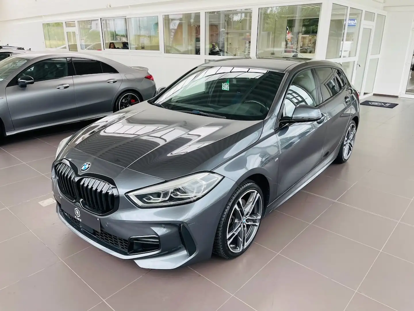 BMW 116 dA ** GARANTIE + PACK M + COCKPIT + LED + GPS ** Gris - 2