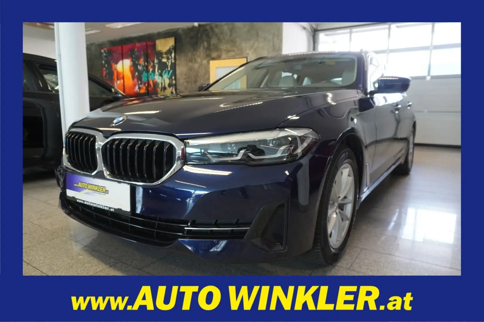 BMW 520 d xDrive Aut. MY22/Pano/Leder Blau - 1