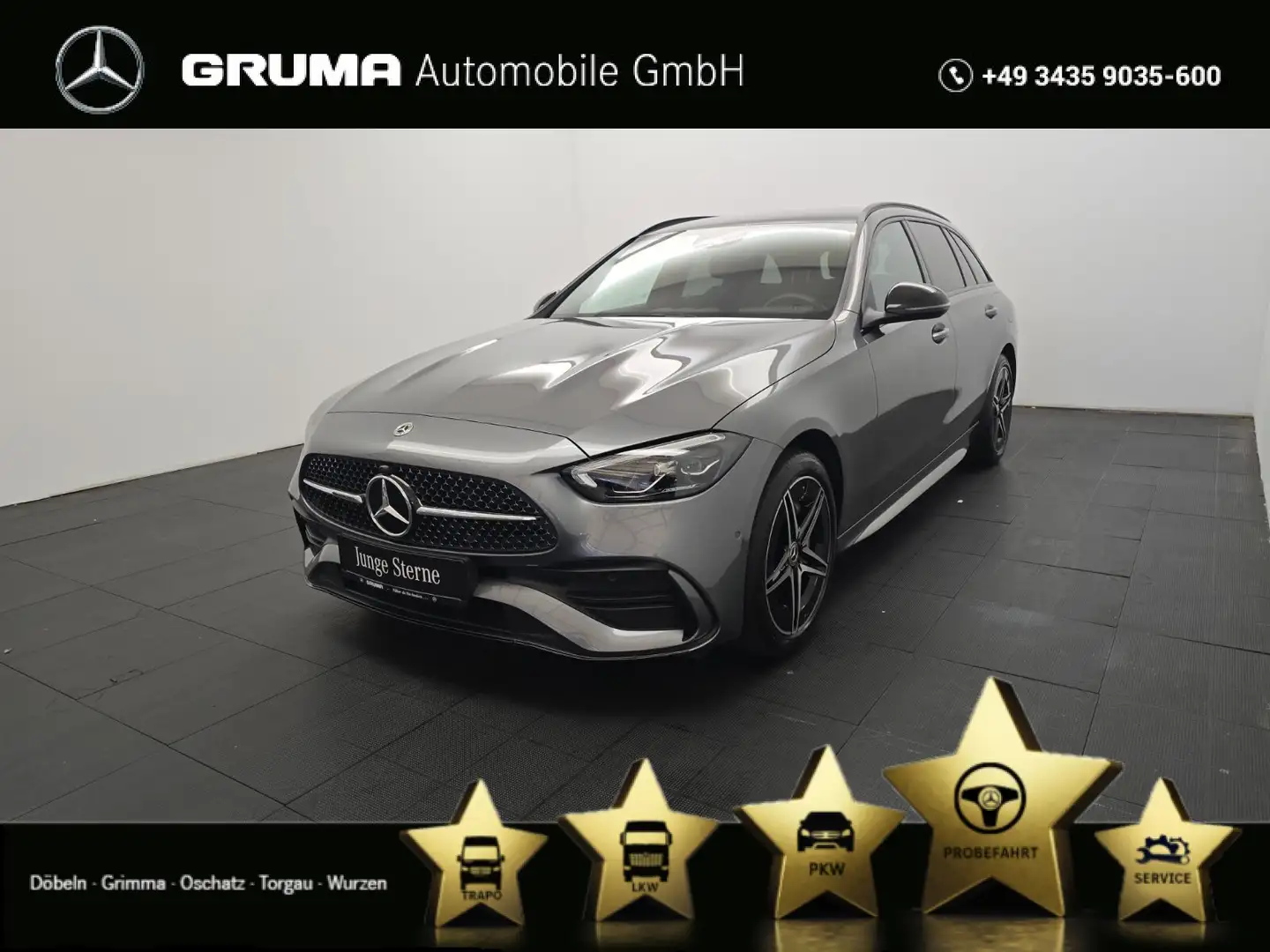 Mercedes-Benz C 300 C 300 e T AMG+Night+Memory+AHK+Burmester+CarPlay Grau - 1