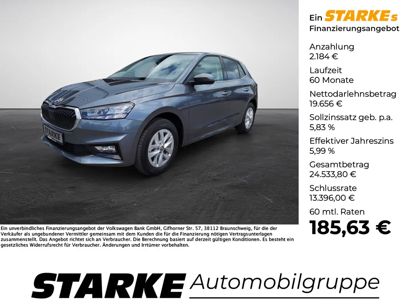 Skoda Fabia 1.0 TSI DSG Selection Gris - 1