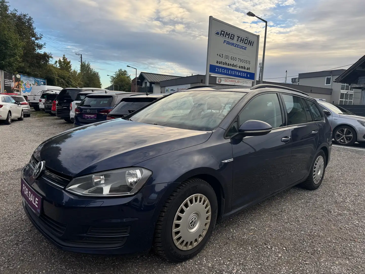 Volkswagen Golf Variant 1,6 TDI BlueMotion,* Sitzheizung, Tempomat,...* Blau - 1