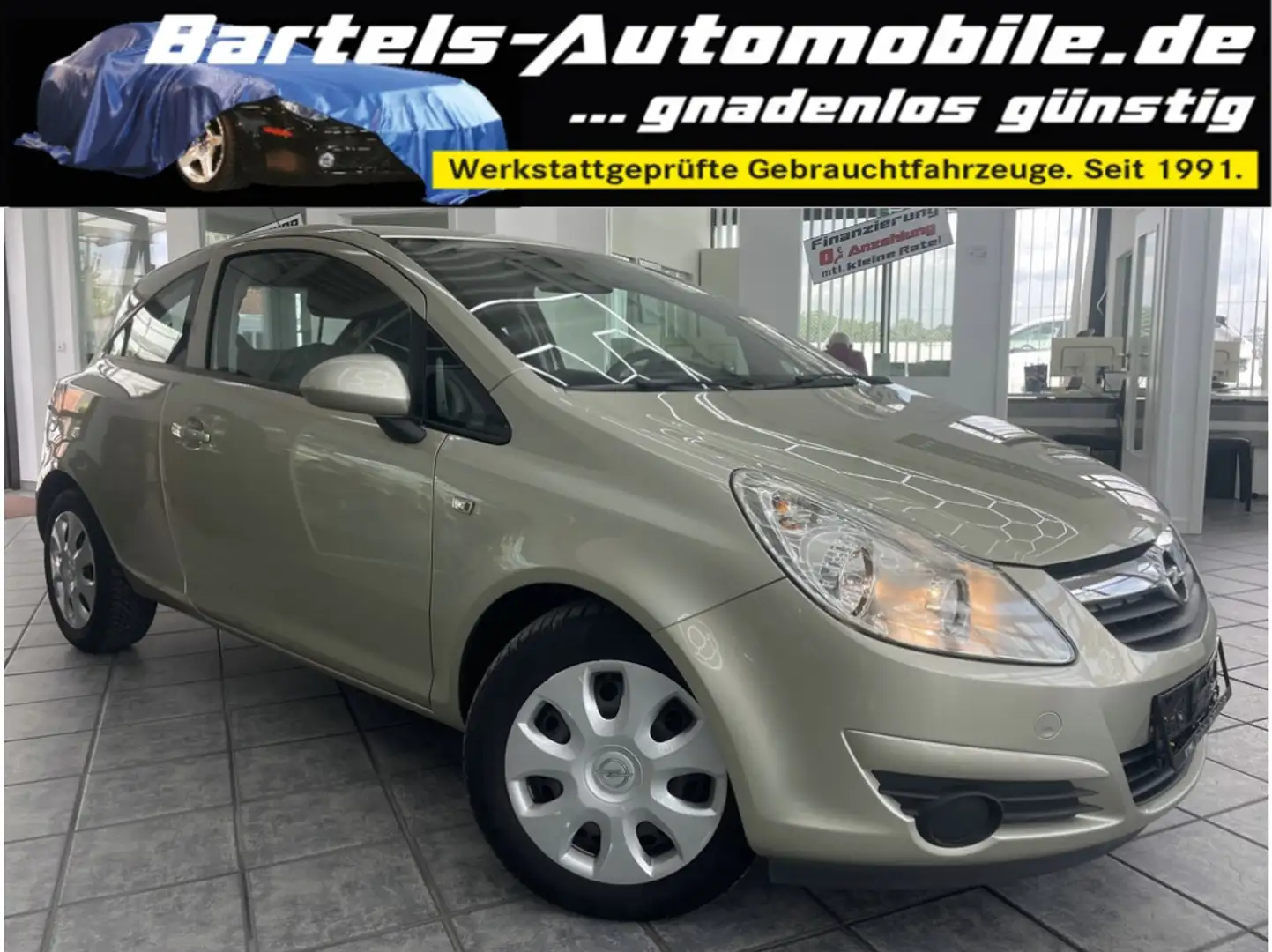 Opel Corsa 1.2 Edition Klima, Sitzh., Lenkrad beheiz. Gelb - 1