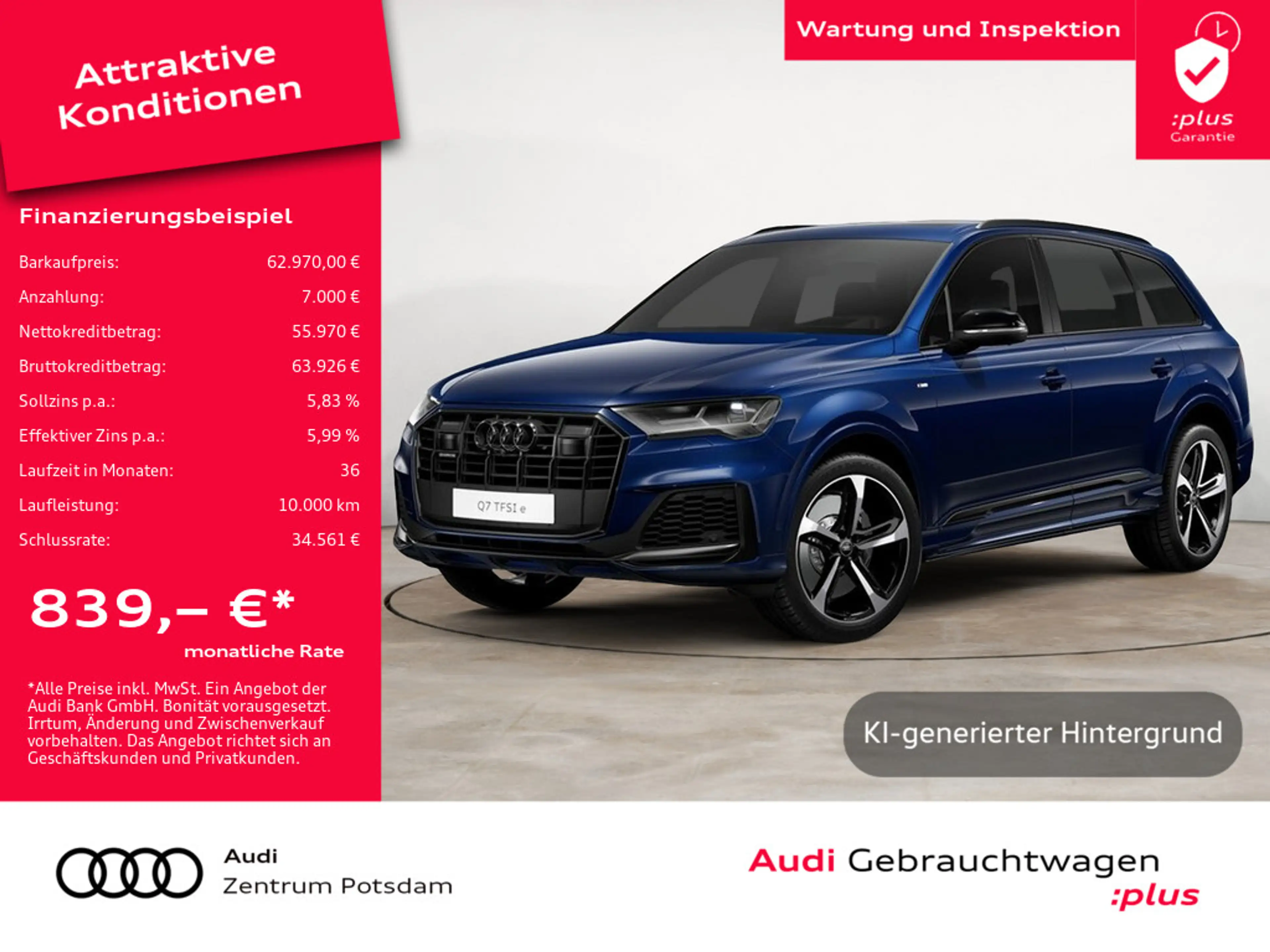 Audi Q7 S line 55 TFSI e quattro LUFT 360° PANO