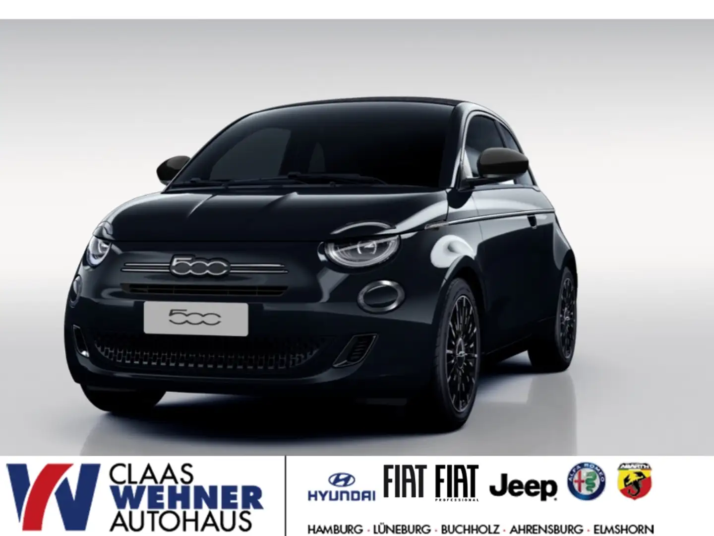 Fiat 500C Hybrid La Prima *Cabrio  *Sitzheizung *Rückfahrkam Negro - 1