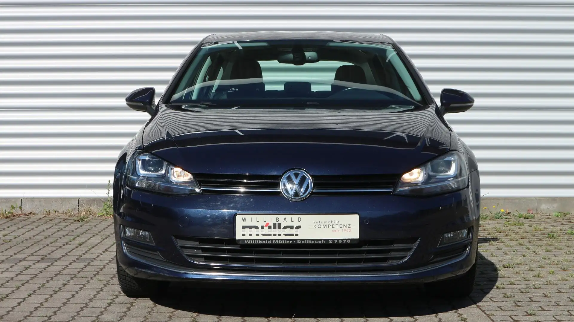 Volkswagen Golf Highline Bleu - 2