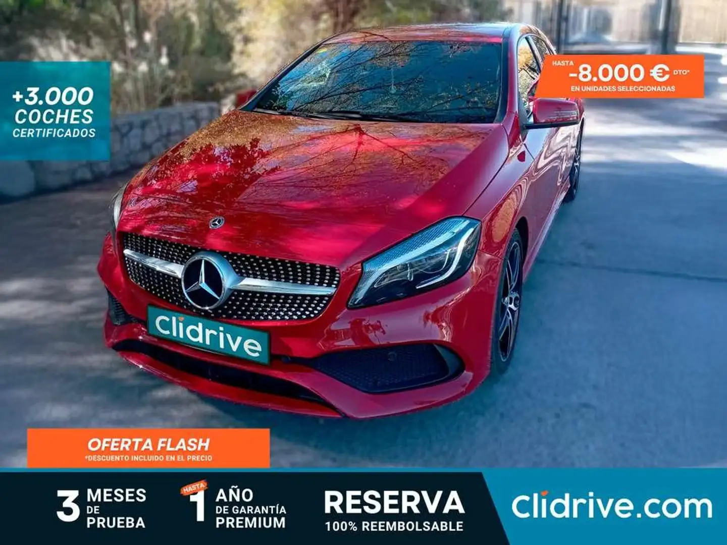Mercedes-Benz CLA 200 d Rojo - 1