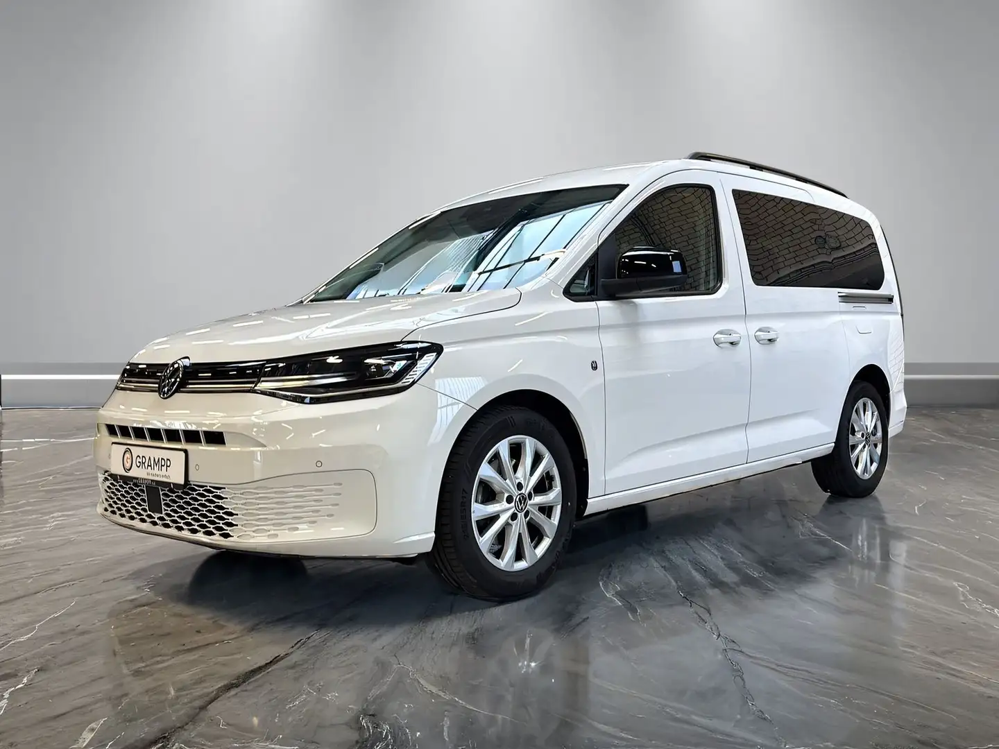 Volkswagen Caddy Life 2.0TDI +LED+EINPARK+GRA+NAVI+SHZ Weiß - 2