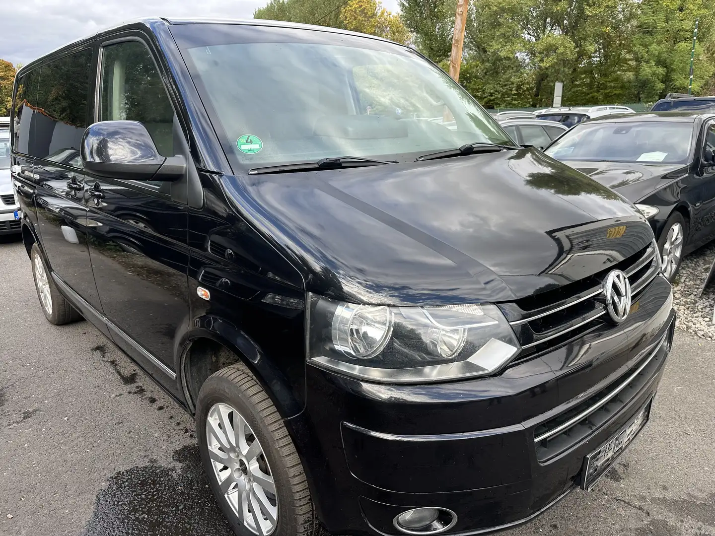 Volkswagen T5 Caravelle 4Motion 2,0 TDI 140 PS 8 PLÄTZE KLIMA ALU EURO5 Zwart - 1