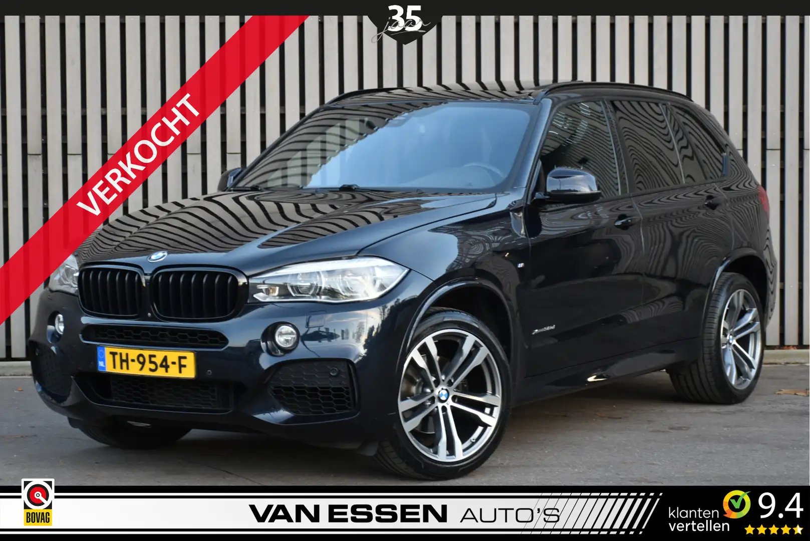 BMW X5 xDrive30d High Executive M-Sport 7p. Pano Leder Me Czarny - 1