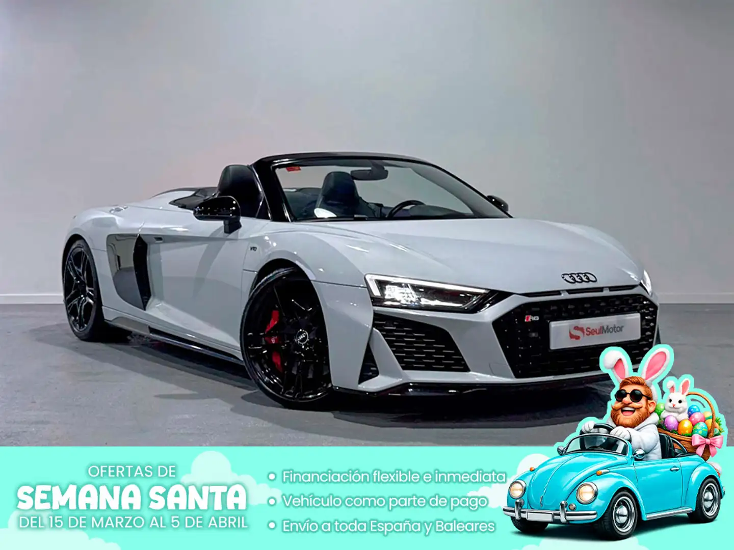 Audi R8 Spyder V10 FSI Performance quattro S tronic 456kW Blanco - 1