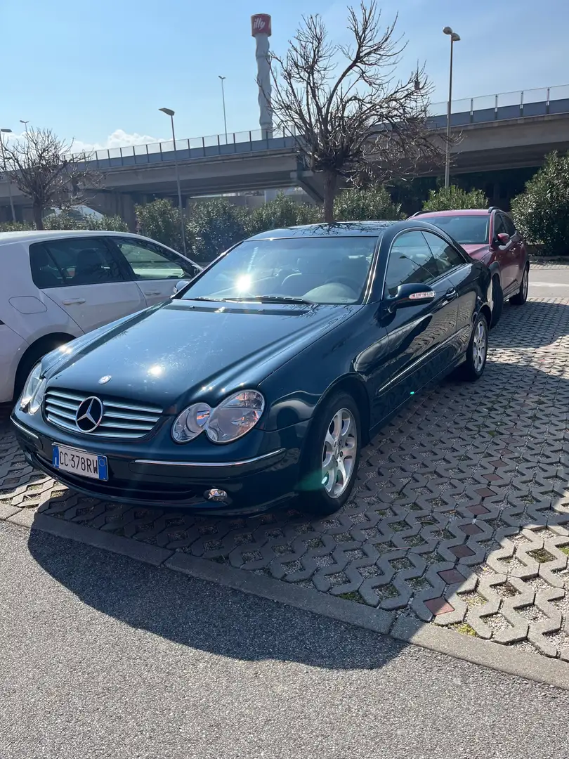 Mercedes-Benz CLK 200 Coupe k tps Elegance Modrá - 1