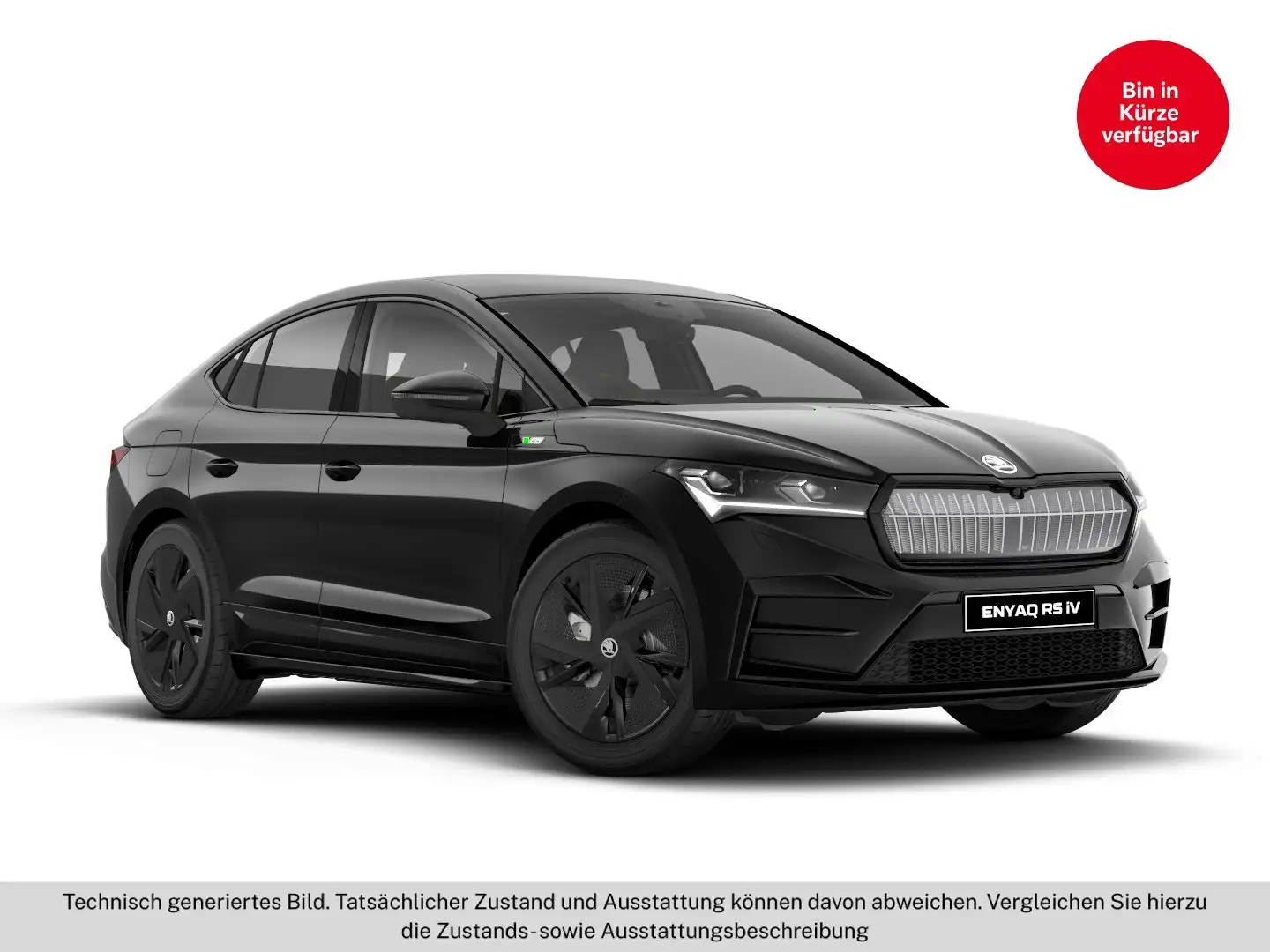 Skoda Enyaq iV Coupé RS*BALD VERFÜGBAR* MATRIX+ASSIST Schwarz - 2