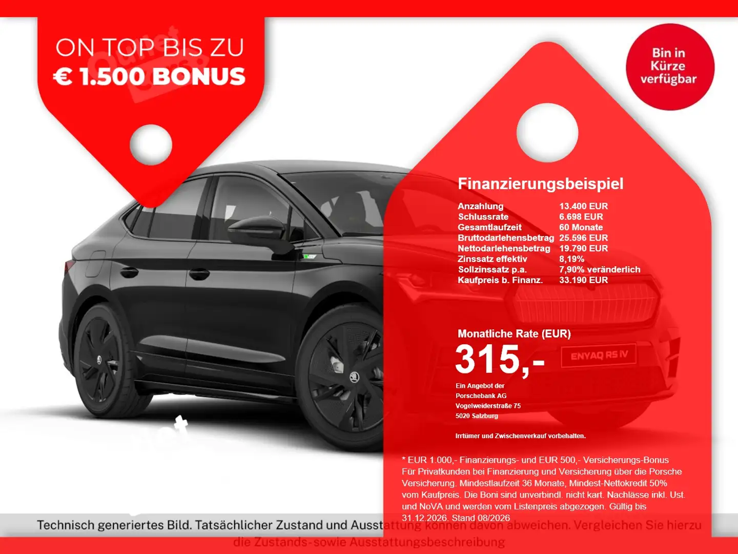Skoda Enyaq iV Coupé RS*BALD VERFÜGBAR* MATRIX+ASSIST Schwarz - 1