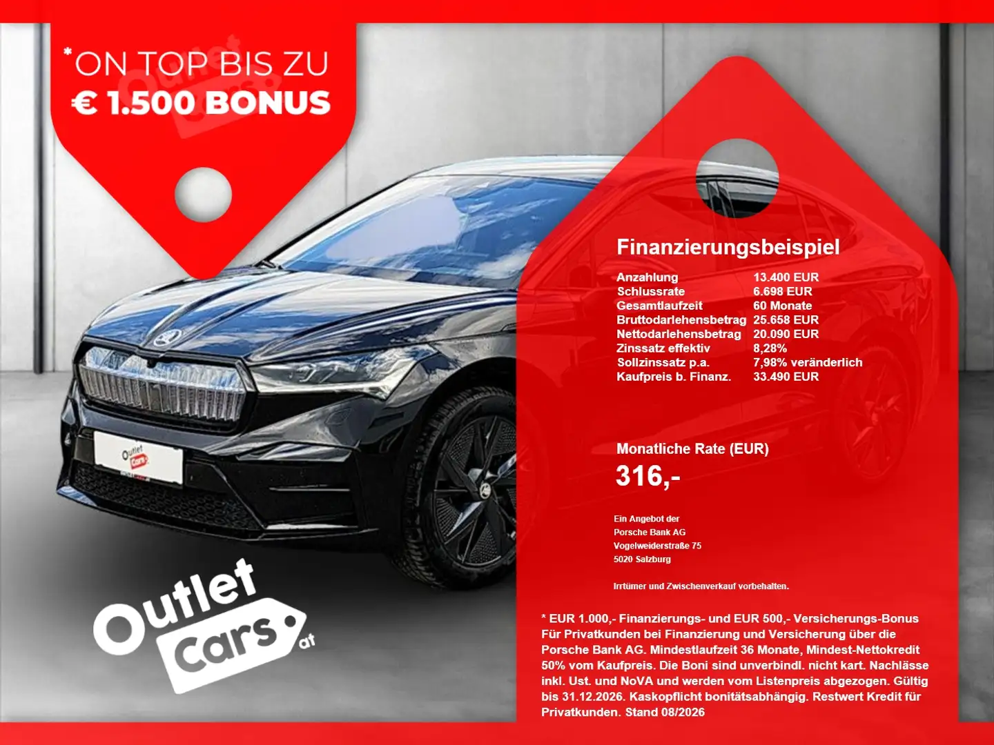 Skoda Enyaq iV Coupé RS MATRIX+ASSIST+AHK+LED+LEDER Schwarz - 1
