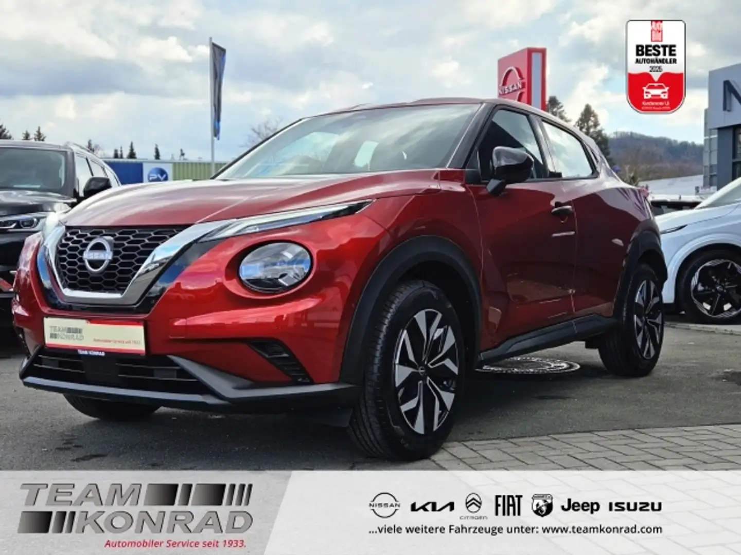Nissan Juke ACENTA Nissan Connect Navi, Klimaaut., Sitzhzg. Orange - 1
