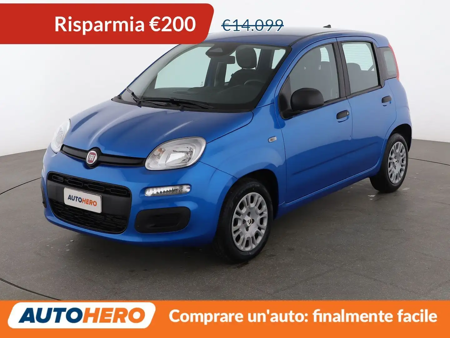 Fiat Panda 1.0 Mild-Hybrid MHEV Bleu - 1