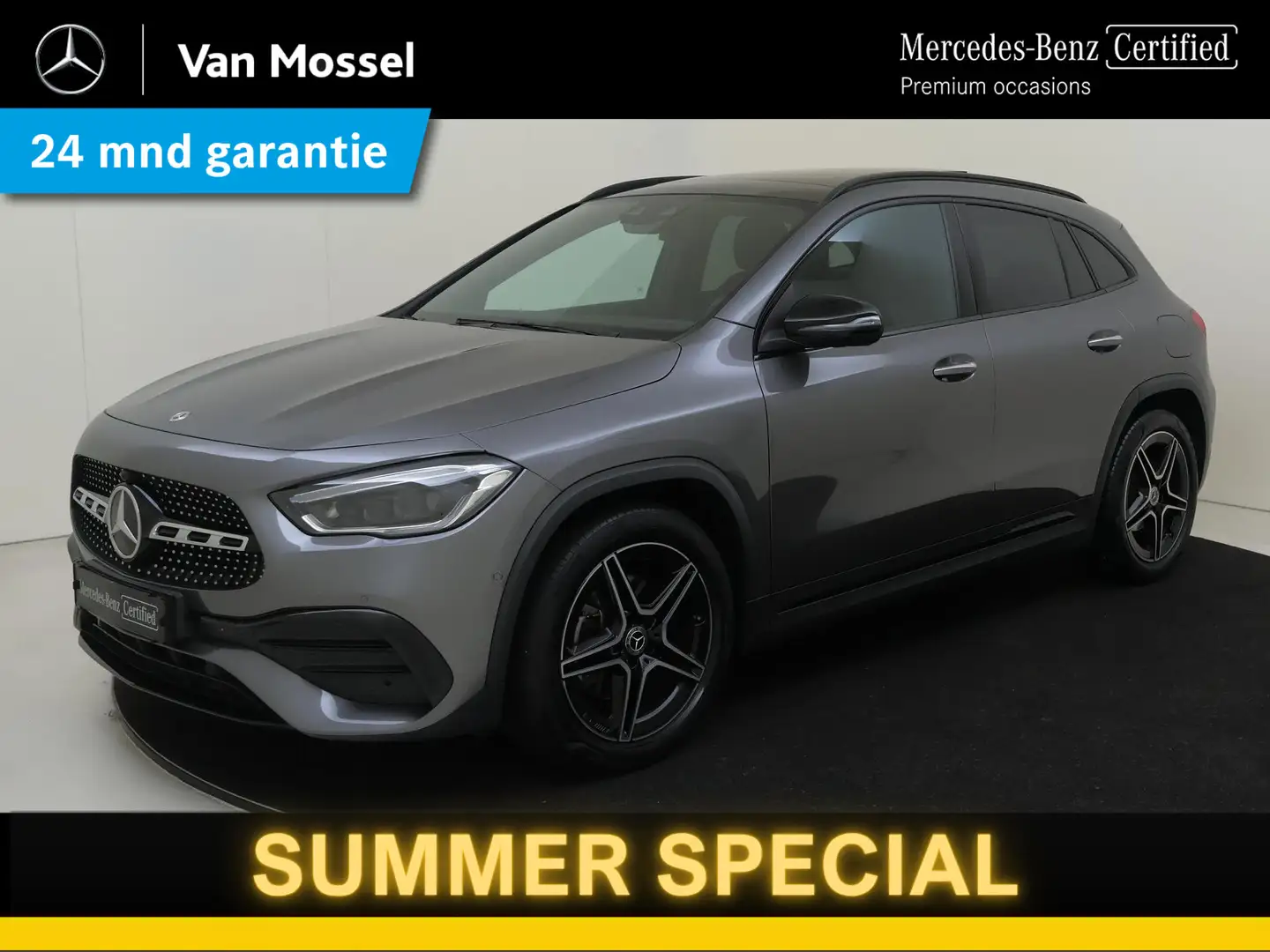 Mercedes-Benz GLA 200 Business Solution AMG / Panoramadak/ Night/ Sfeerv Grijs - 1