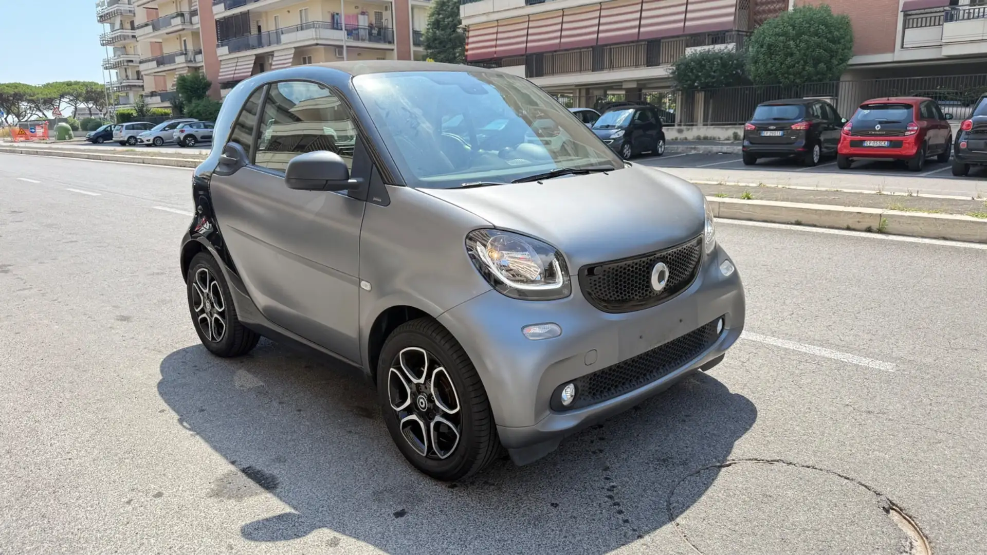 smart forTwo 90 0.9 Turbo twinamic Passion LED PDC CERCHI PRIME Grigio - 2