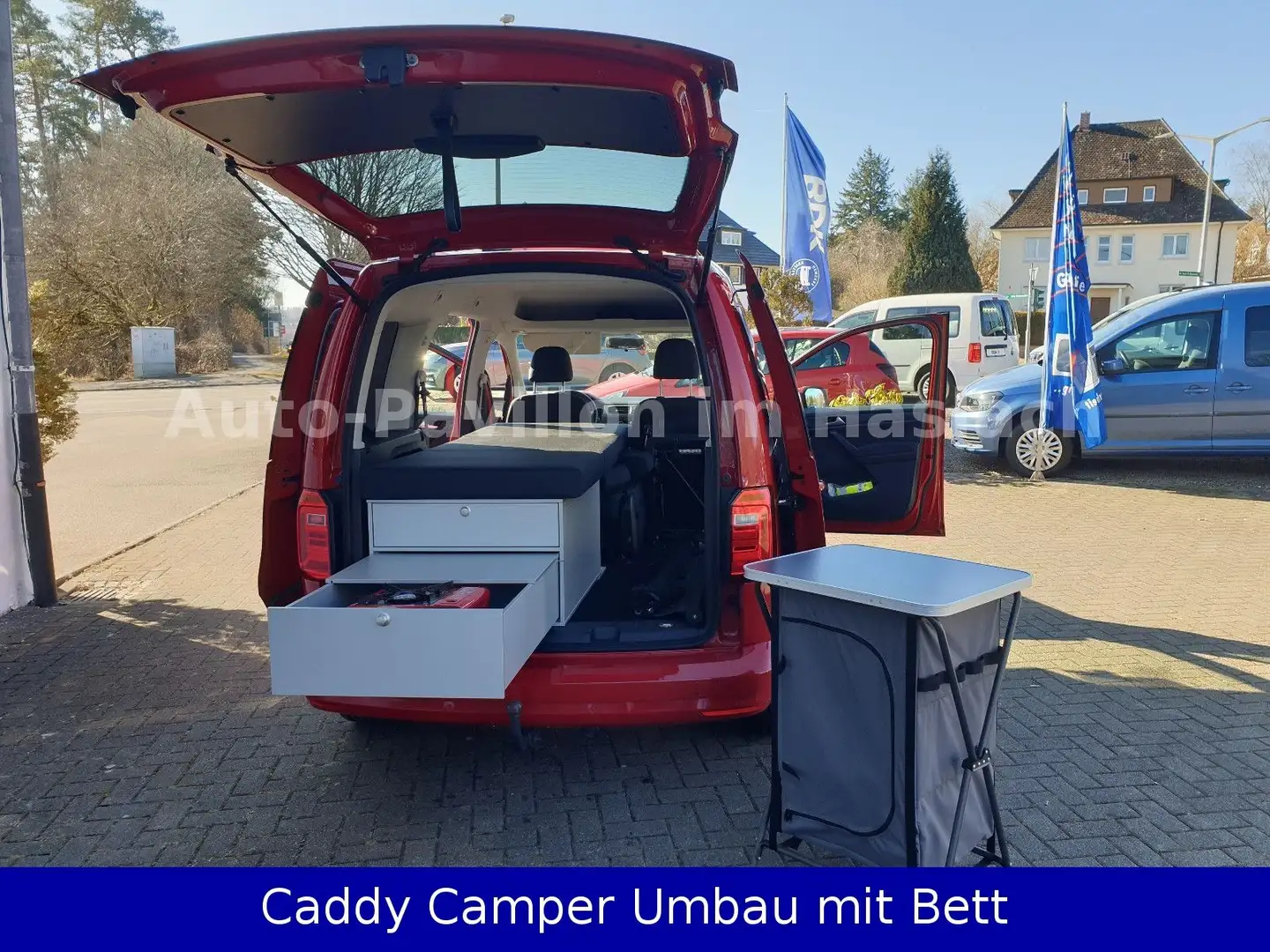Volkswagen Caddy 1.2 TSI Join Campingbett Dachreling AHK Rot - 2
