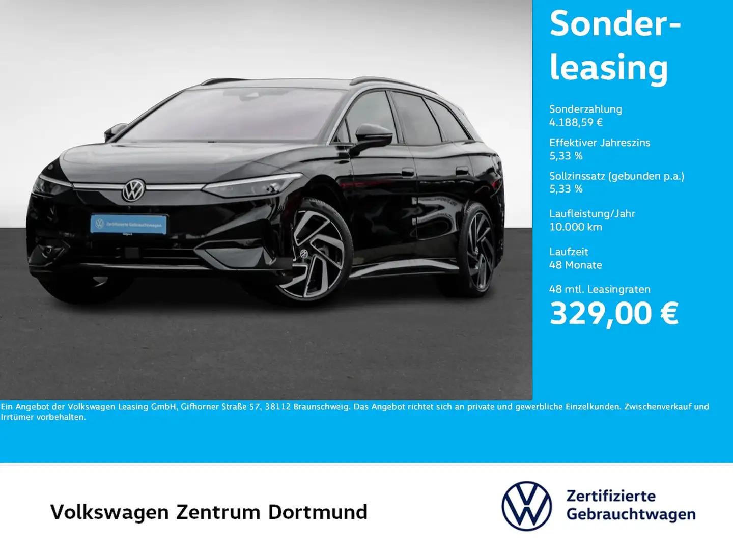 Volkswagen ID.7 PRO CAM HEAD-UP HARMANKARDON DCC ACC MATRIX Schwarz - 1