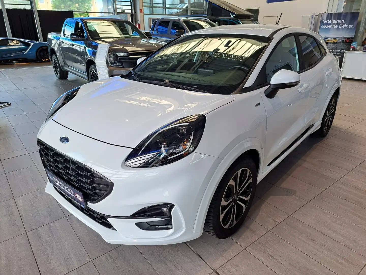 Ford Puma 1.0 EcoBoost ST-Linie LED Navi SHZ KlimaA Blanc - 2