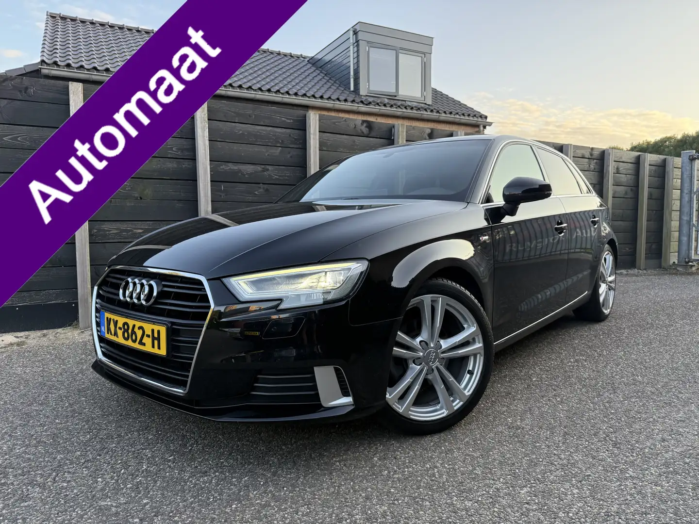 Audi A3 Sportback 1.0 TFSI Sport Lease Edition S-line, aut Zwart - 1