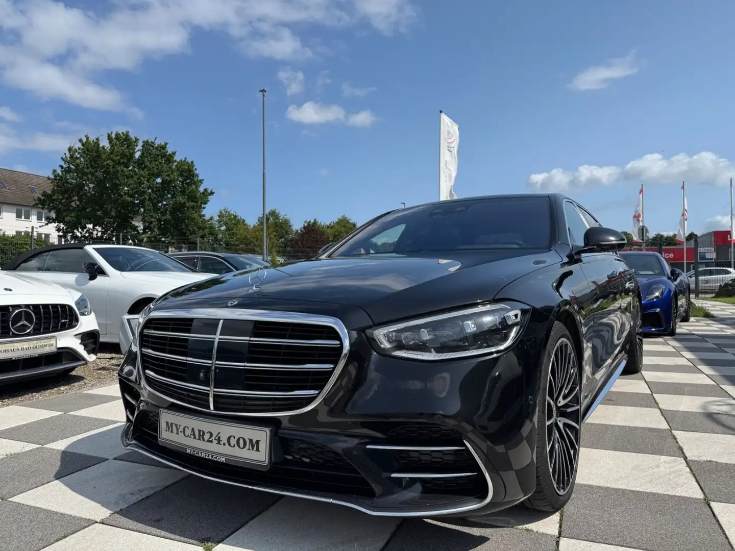 Mercedes-Benz S 400 d L AMG-Line Hinterachsl. -Digital Light Schwarz - 2