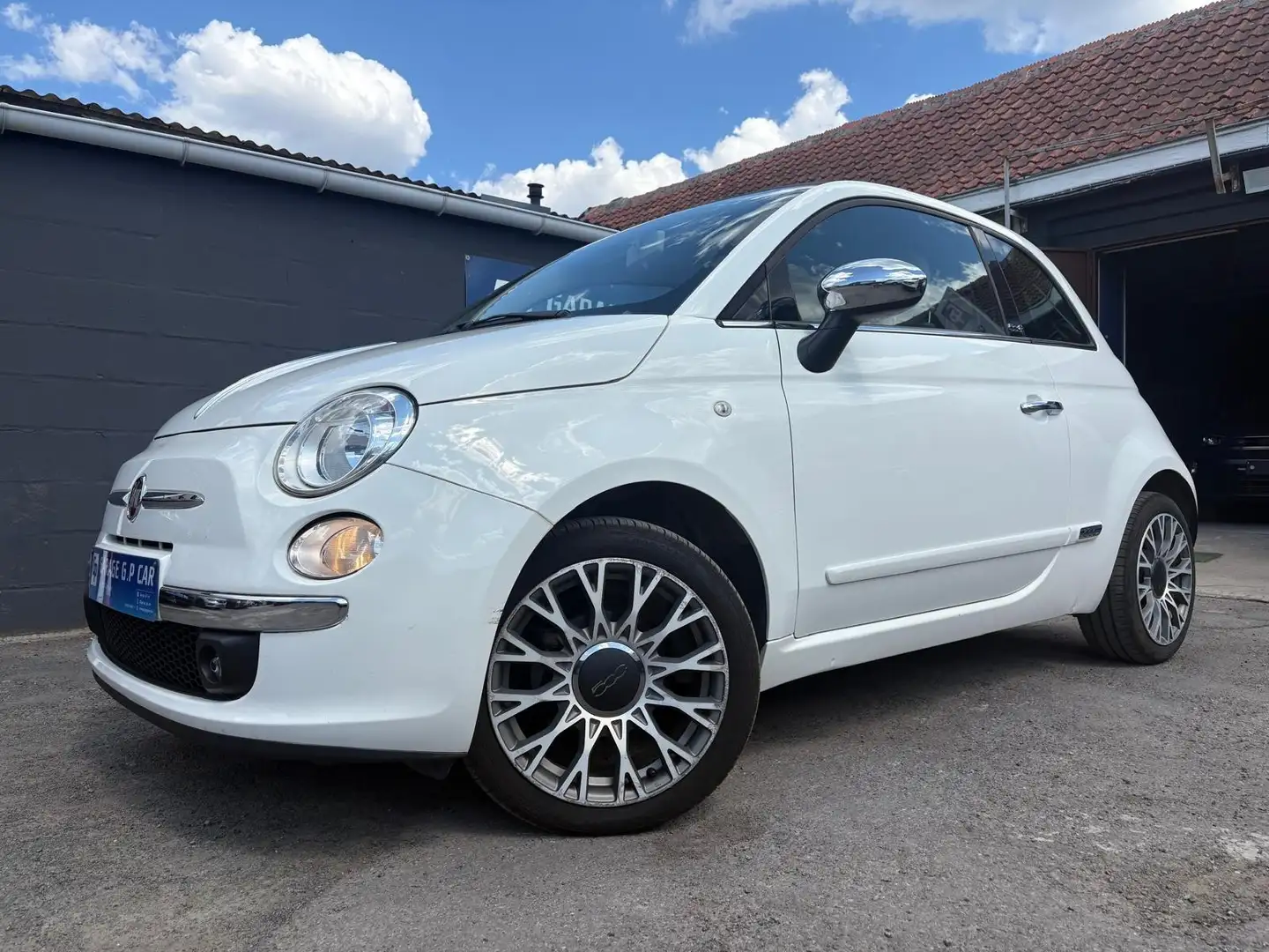 Fiat 500C 1.2i Lounge Blanc - 1