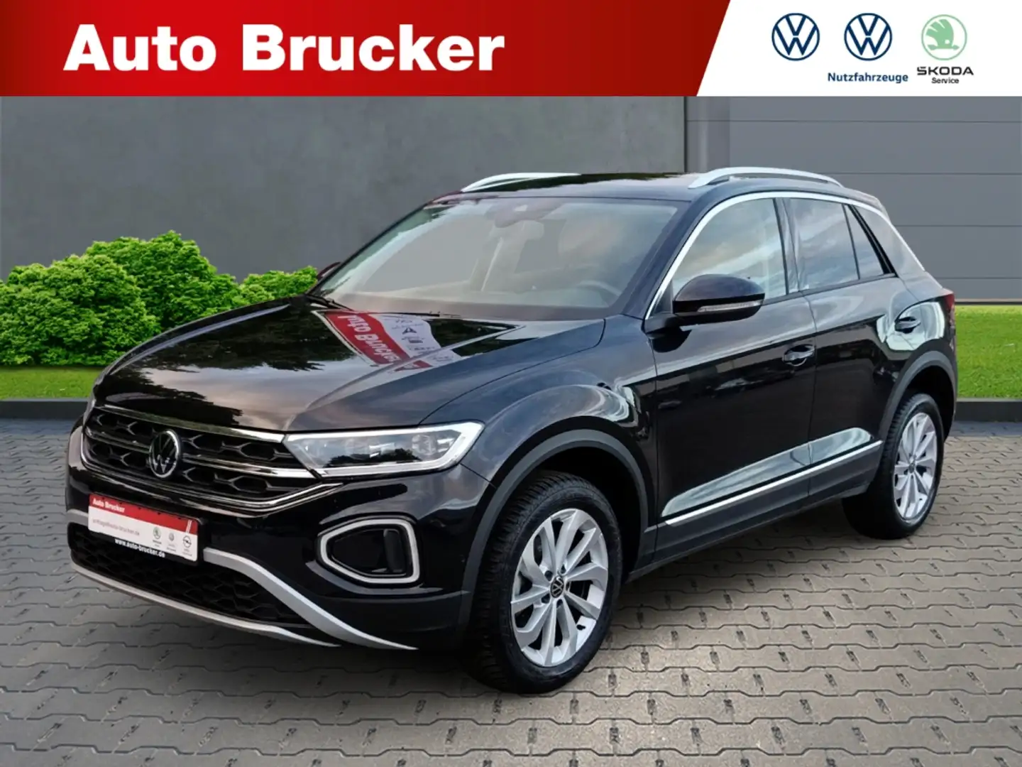 Volkswagen T-Roc Style 1.5 TSI+Anhängerkupplung+Tempomat+Klimaautom Schwarz - 1