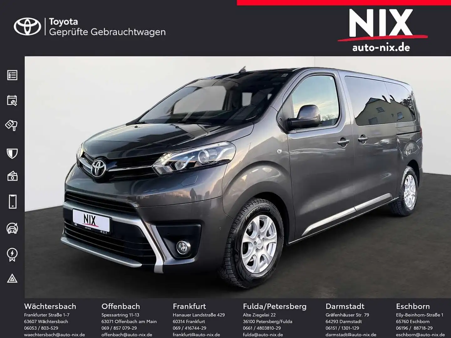 Toyota Proace Verso 2.0 D-4D L1 Team D + Exclusive Grau - 1