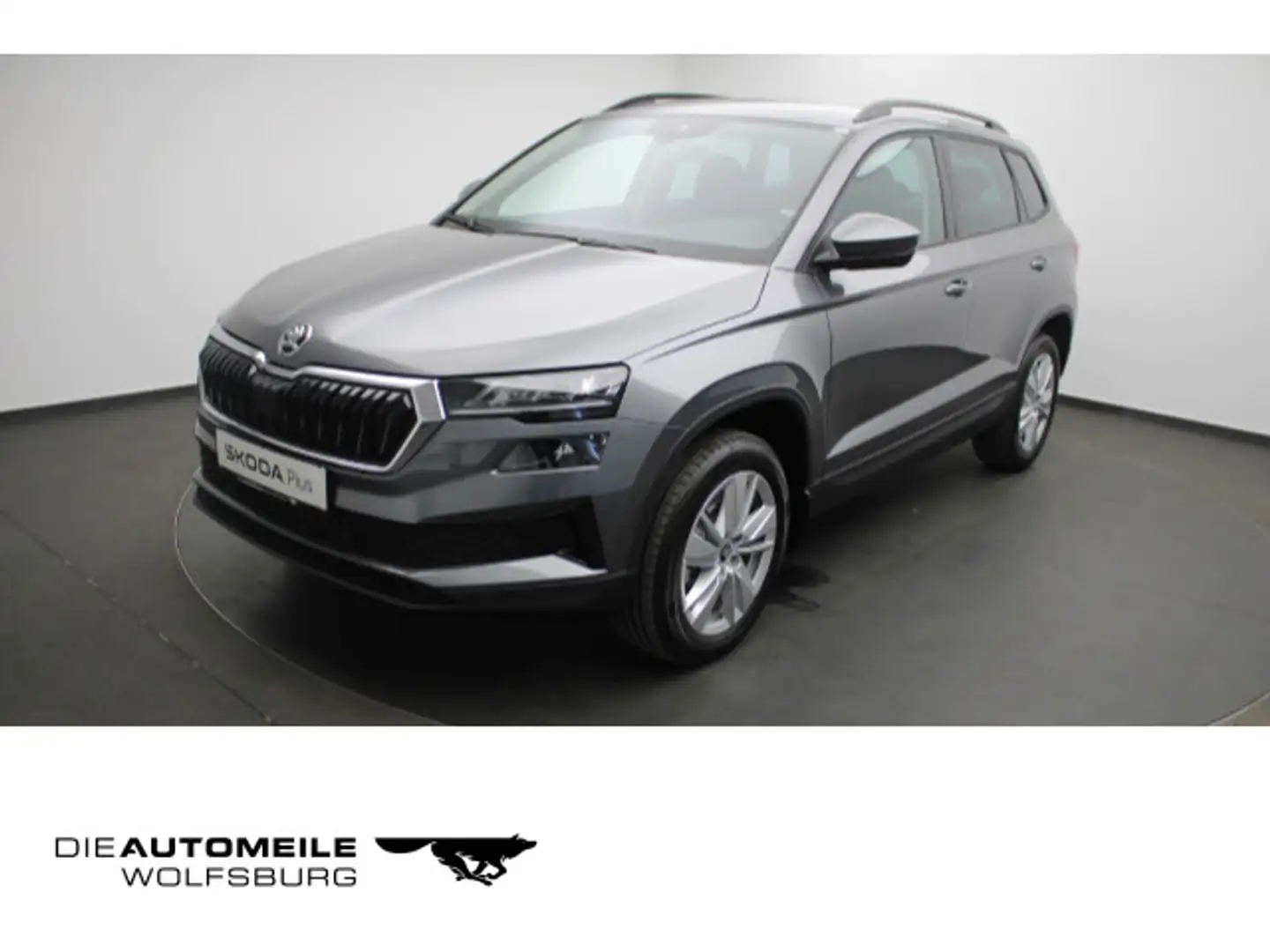 Skoda Karoq 1.5TSI DSG Selection 100 KM!! ACC/KAM/SITZ Grijs - 1