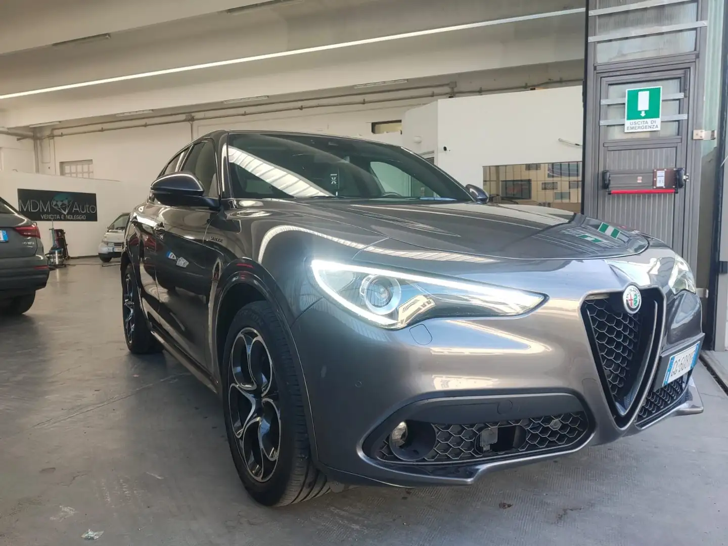 Alfa Romeo Stelvio Stelvio 2.2 t Veloce Ti Q4 210cv auto Gris - 1