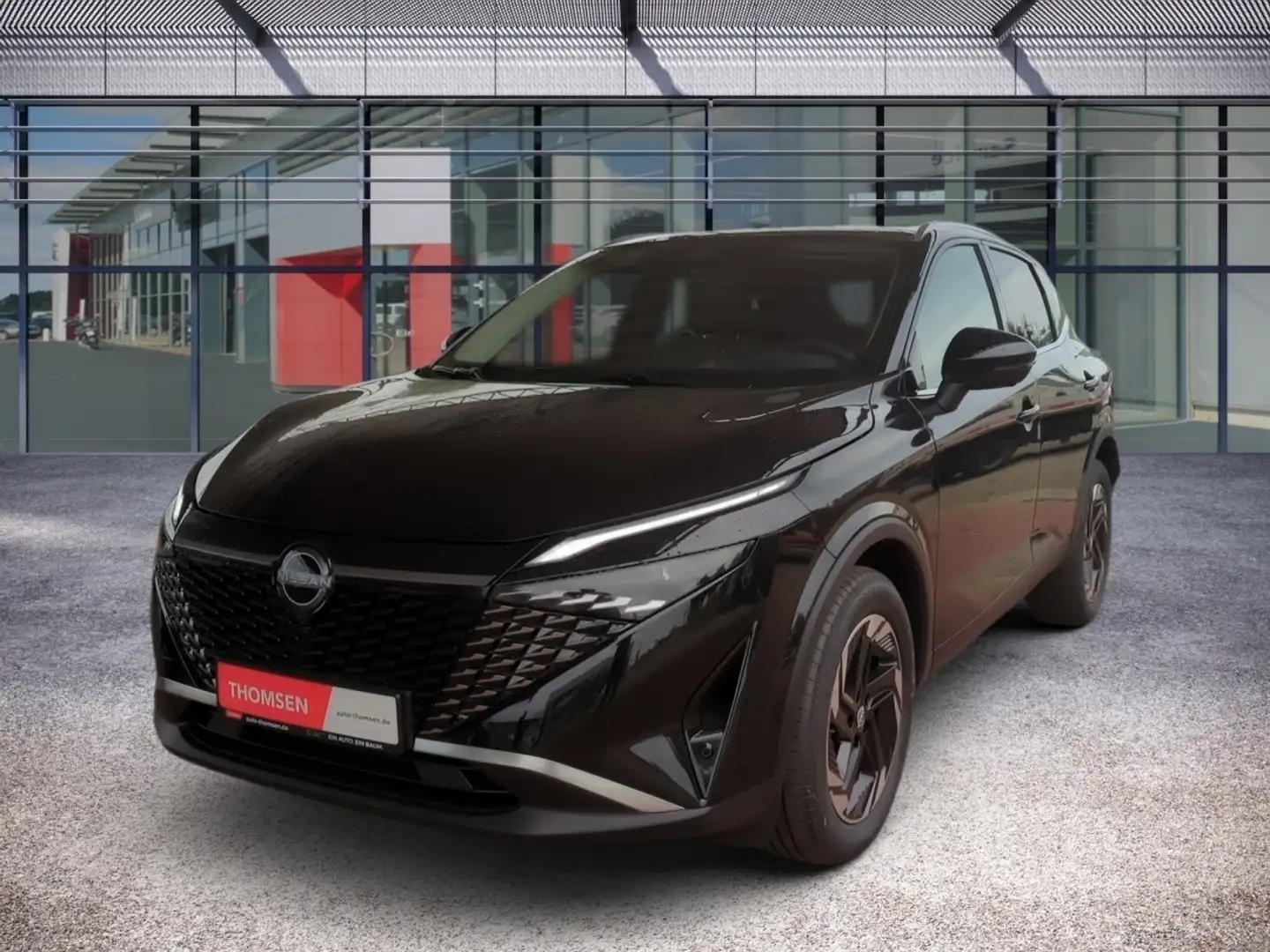 Nissan Qashqai 1.3 DIG-T MHEV N-Connecta AUT+ACC+AUT+LM Schwarz - 2