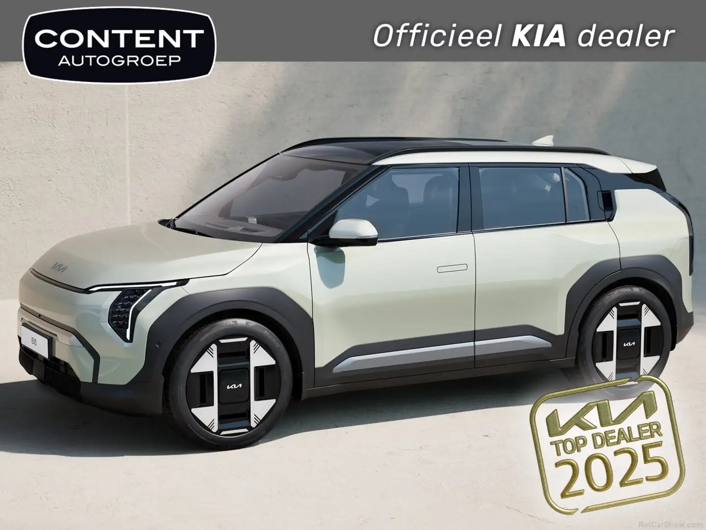 Kia EV3 58,3 kWh 204pk Plus Advanced Beige - 1