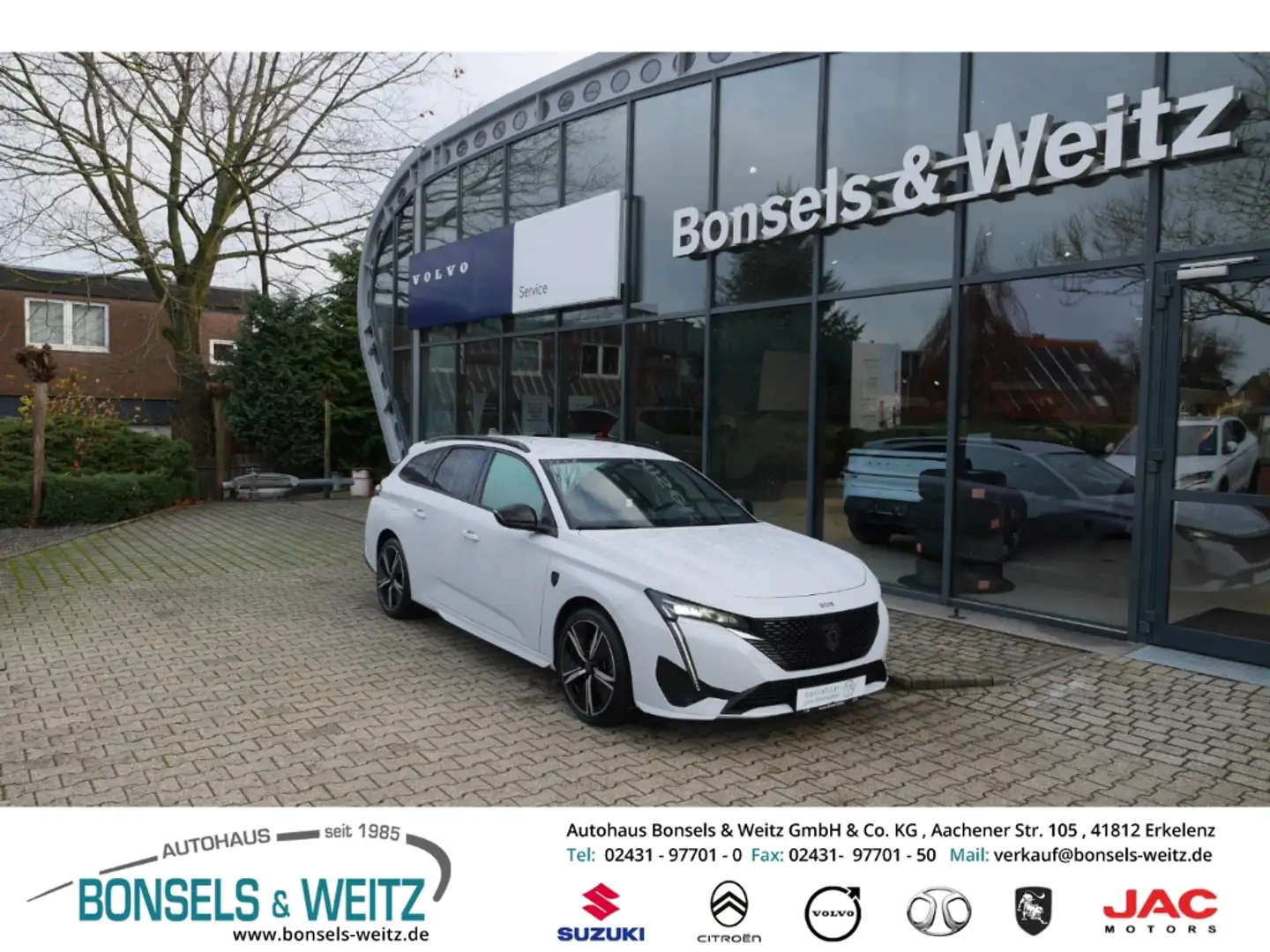 Peugeot 308 SW 1.2 PT130 GT AUTOMATIK Navi Digitales Cockpit S Weiß - 1