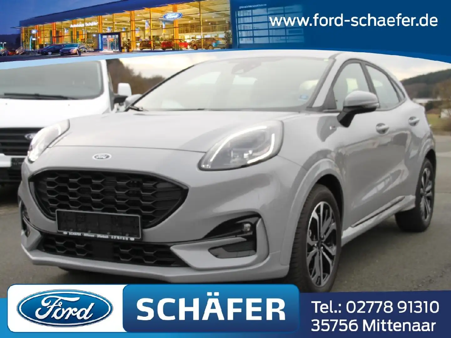 Ford Puma ST-Line+SHZ+LHZ+LMF+NAVI+KLIMA+DAB+ISOFIX+ Gris - 1