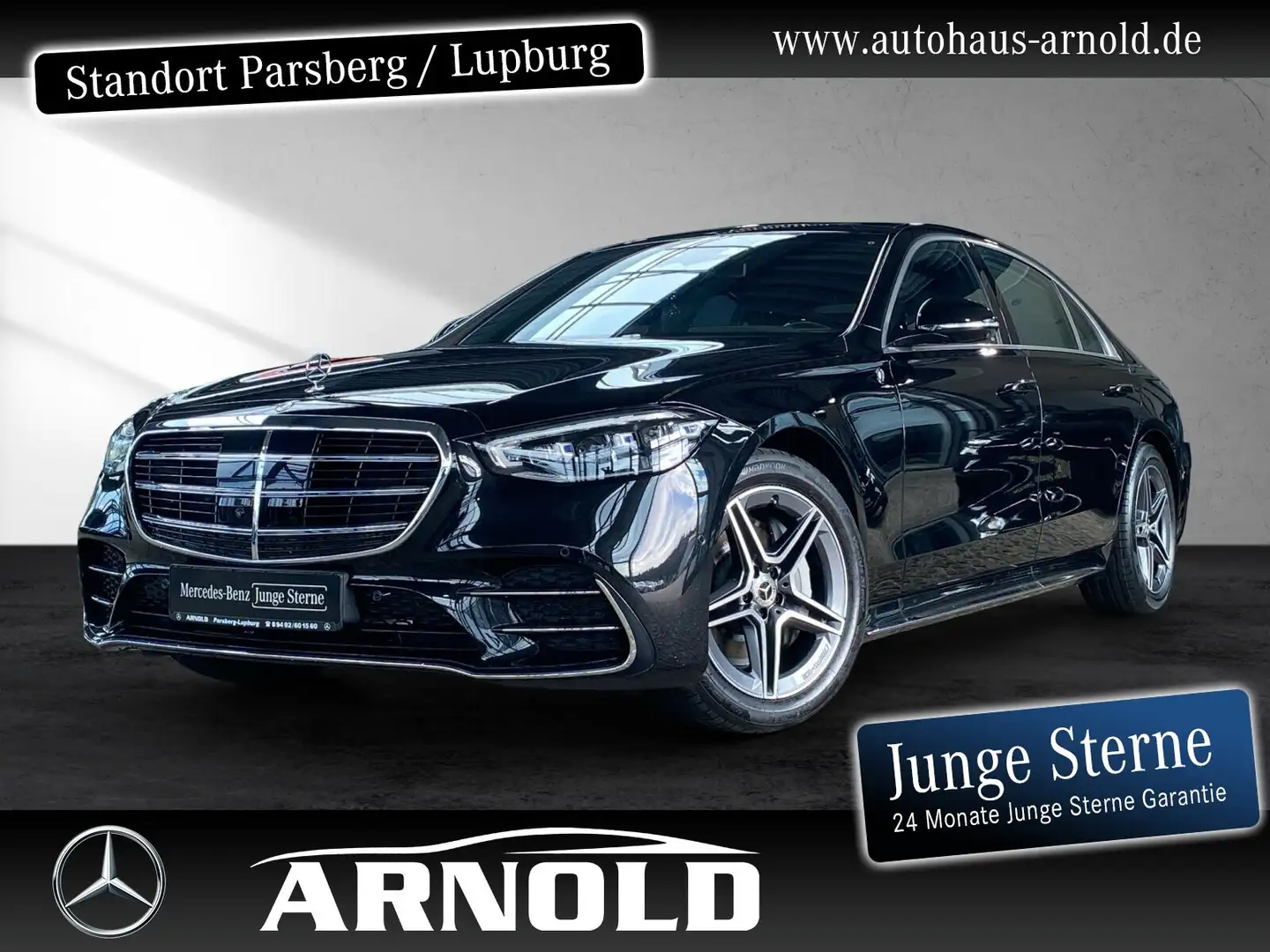 Mercedes-Benz S 450 S 450 d 4M lang AMG L. DRIVEPILOT HUD Pano 360° Schwarz - 1
