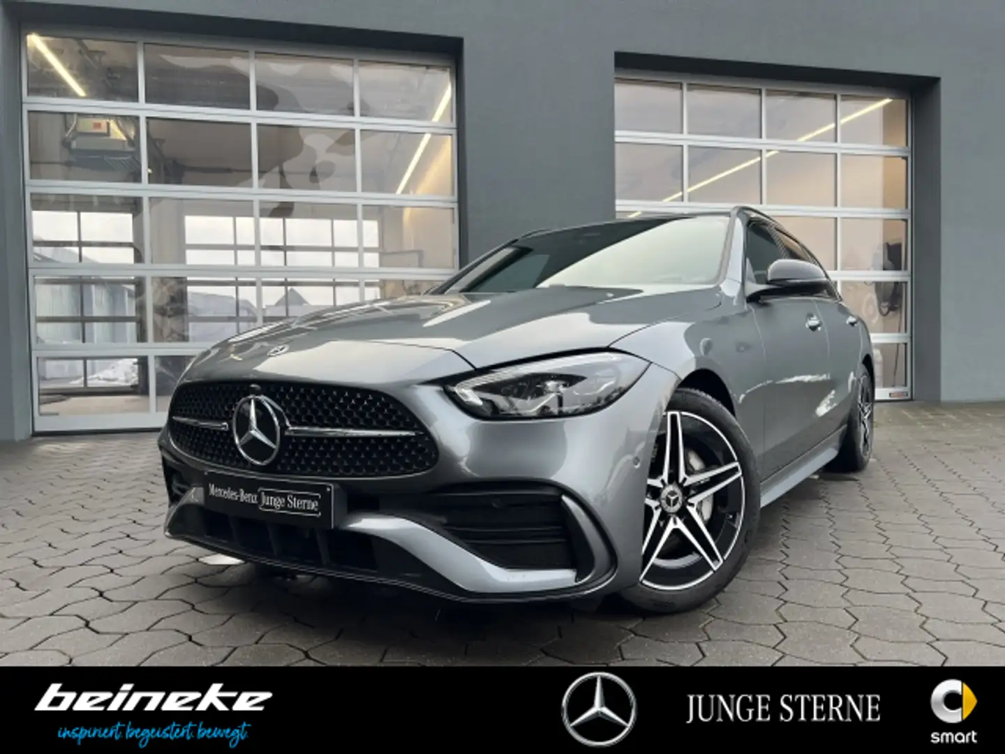 Mercedes-Benz C 220 C 220 d T AMG Night AHK LED WInter Totwinkel RFK Grau - 2