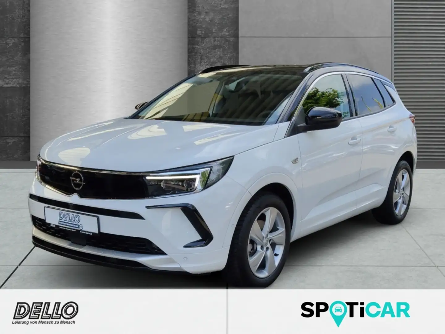 Opel Grandland Ultimate AT AHK-abnehmbar Navi Leder 360 Kamera Kl Weiß - 1