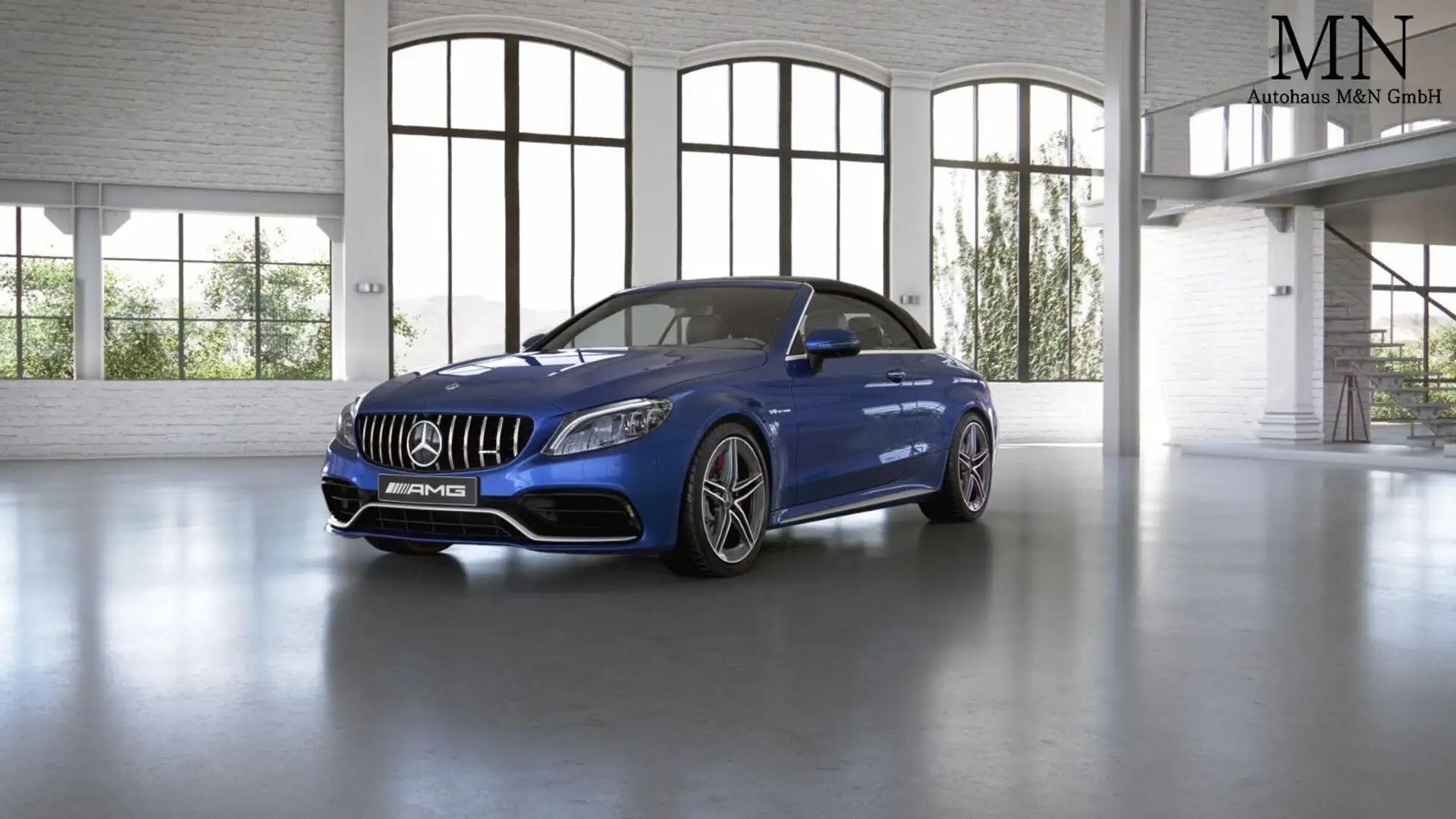 Mercedes-Benz C 63 AMG *1 Halter + MB * Deutsch* Unfallfrei Blau - 1