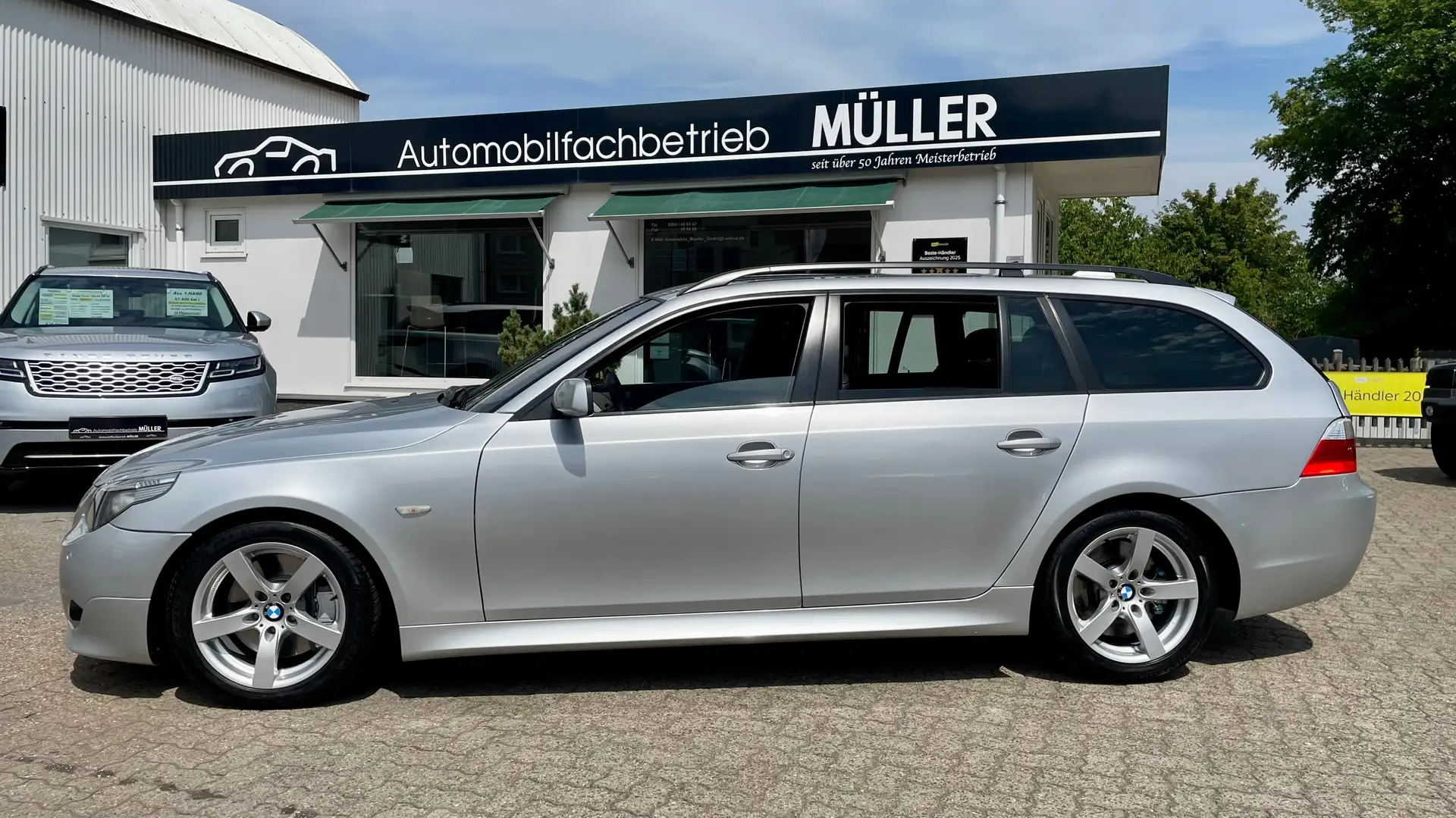 BMW 535 535d Touring Aut."M-TECHNIK"Sportpaket +NEUE INSP. Plateado - 2