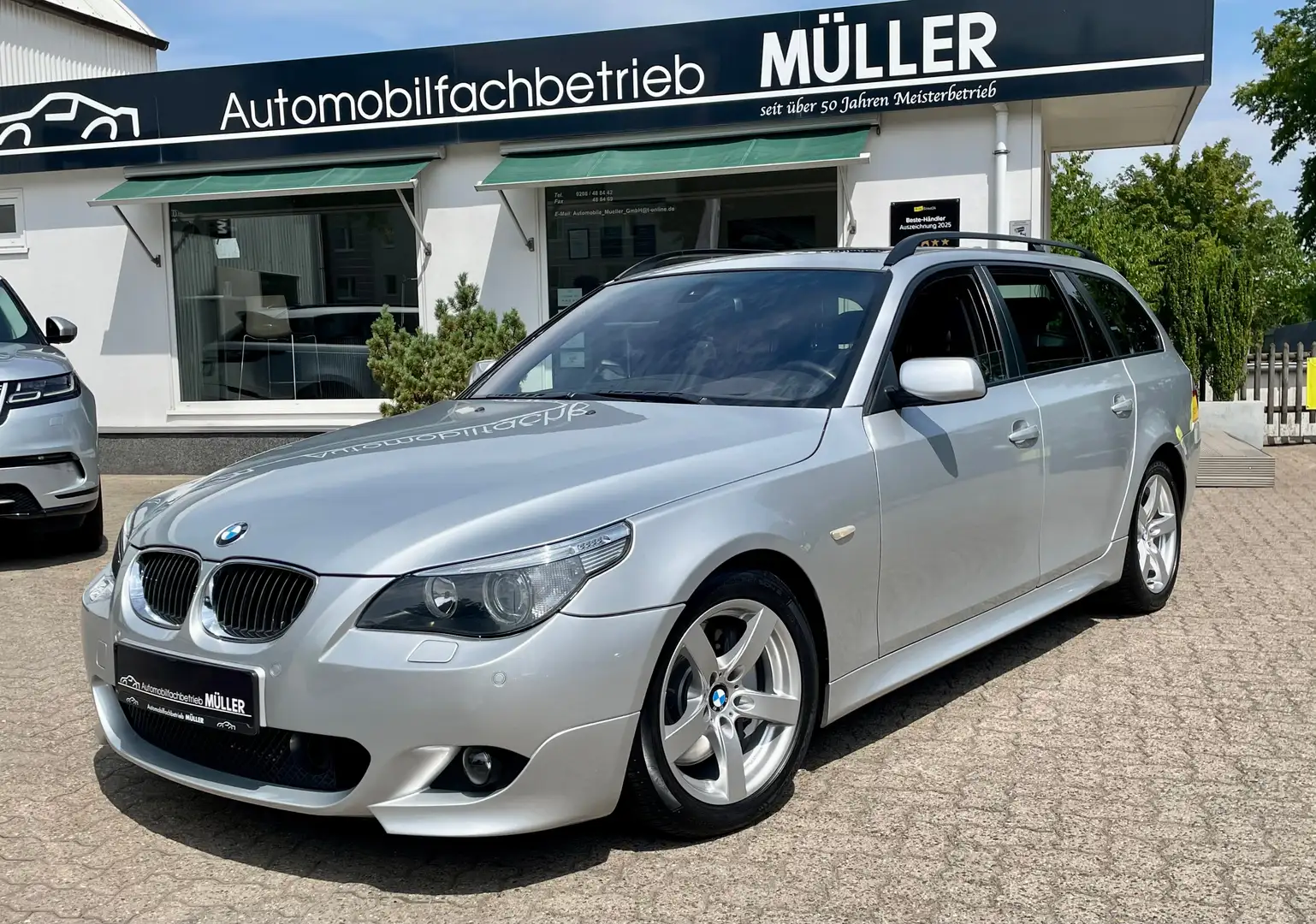 BMW 535 535d Touring Aut."M-TECHNIK"Sportpaket +NEUE INSP. Plateado - 1